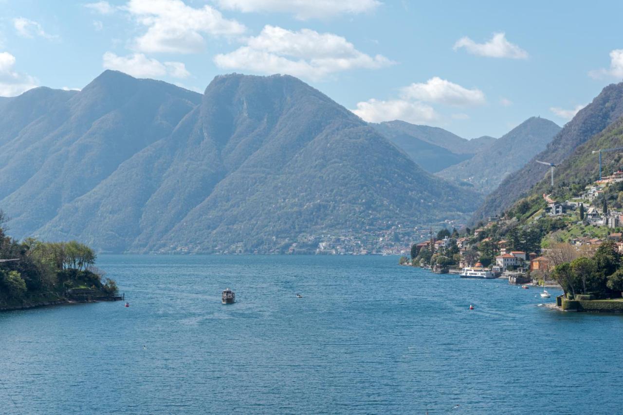 Lake Como Apartment With Balcony And Private Parking Ossuccio Exterior photo